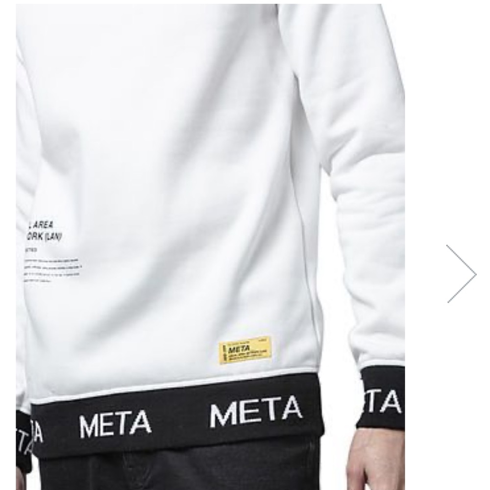Meta Threads Hydra Crew Sweater
Men – White - Picture 4 of 15